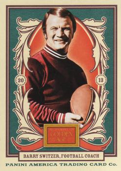 2013 Panini Golden Age #131 Barry Switzer Front