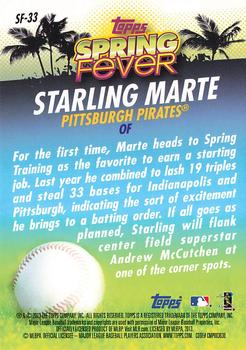 2013 Topps - Spring Fever #SF-33 Starling Marte Back