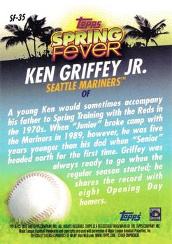 2013 Topps - Spring Fever #SF-35 Ken Griffey Jr. Back
