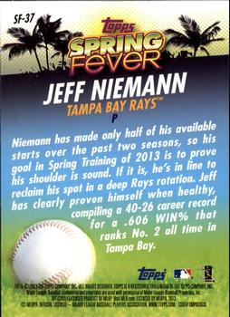 2013 Topps - Spring Fever #SF-37 Jeff Niemann Back