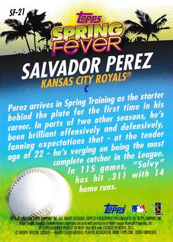 2013 Topps - Spring Fever #SF-21 Salvador Perez Back