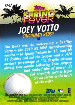 2013 Topps - Spring Fever #SF-47 Joey Votto Back