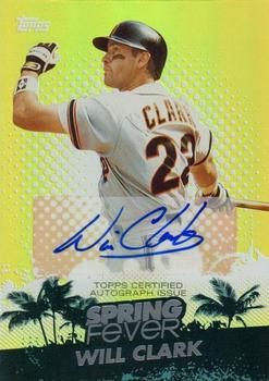 2013 Topps - Spring Fever Autographs #SFA-WC Will Clark Front