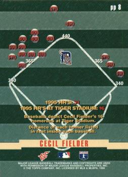 1996 Stadium Club - Power Packed #PP8 Cecil Fielder Back