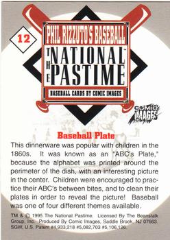 1995 Comic Images Phil Rizzuto's Baseball: The National Pastime #12 Baseball Plate Back