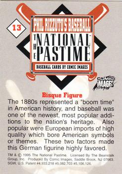 1995 Comic Images Phil Rizzuto's Baseball: The National Pastime #13 Bisque Figure Back