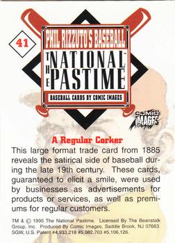 1995 Comic Images Phil Rizzuto's Baseball: The National Pastime #41 A Regular Corker Back