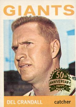 2013 Topps Heritage - 50th Anniversary Buybacks #169 Del Crandall Front