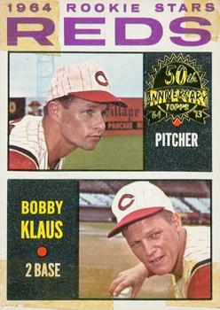 2013 Topps Heritage - 50th Anniversary Buybacks #524 Reds 1964 Rookie Stars-Dickson / Klaus Front