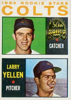 2013 Topps Heritage - 50th Anniversary Buybacks #226 Colts 1964 Rookie Stars (Gerald Grote / Larry Yellen) Front