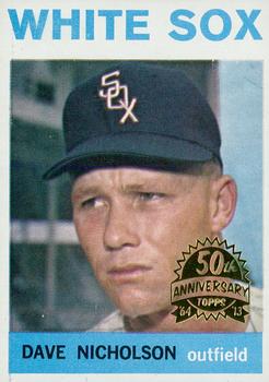 2013 Topps Heritage - 50th Anniversary Buybacks #31 Dave Nicholson Front