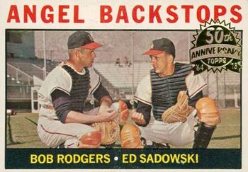 2013 Topps Heritage - 50th Anniversary Buybacks #61 Angel Backstops (Bob Rodgers / Ed Sadowski) Front
