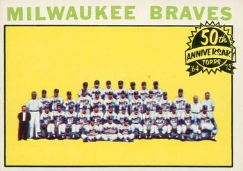 2013 Topps Heritage - 50th Anniversary Buybacks #132 Milwaukee Braves Front