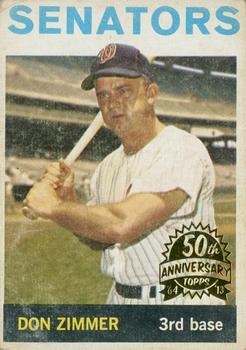 2013 Topps Heritage - 50th Anniversary Buybacks #134 Don Zimmer Front