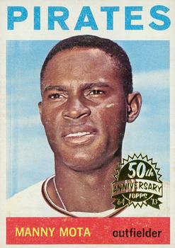 2013 Topps Heritage - 50th Anniversary Buybacks #246 Manny Mota Front