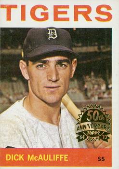 2013 Topps Heritage - 50th Anniversary Buybacks #363 Dick McAuliffe Front