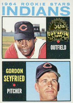 2013 Topps Heritage - 50th Anniversary Buybacks #499 Indians 1964 Rookie Stars (Chico Salmon / Gordon Seyfried) Front