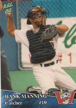 1995 R.E.L. Winnipeg Goldeyes #16 Hank Manning Front