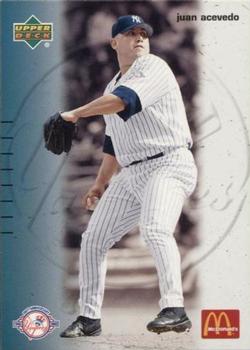 2003 Upper Deck McDonald's New York Yankees #1 Juan Acevedo Front