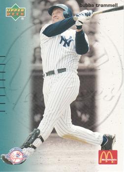 2003 Upper Deck McDonald's New York Yankees #18 Bubba Trammell Front