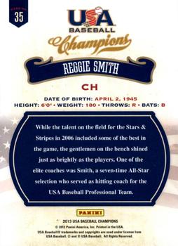 2013 Panini USA Baseball Champions #35 Reggie Smith Back
