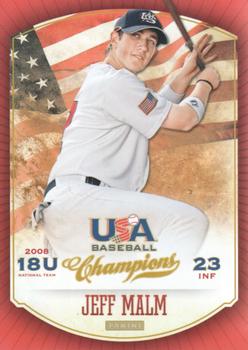 2013 Panini USA Baseball Champions #70 Jeff Malm Front