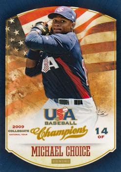 2013 Panini USA Baseball Champions #87 Michael Choice Front