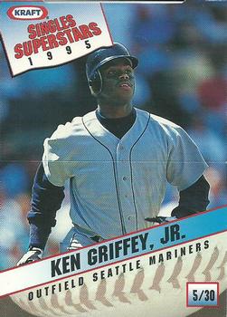 1995 Kraft Singles Superstars #5 Ken Griffey Jr. Front
