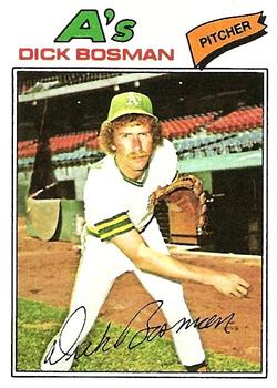 1977 Topps #101 Dick Bosman Front
