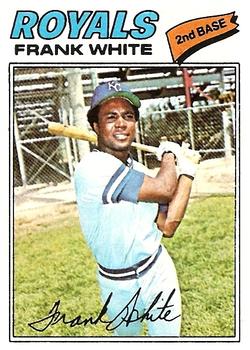 1977 Topps #117 Frank White Front
