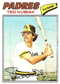 1977 Topps #158 Ted Kubiak Front