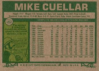 1977 Topps #162 Mike Cuellar Back