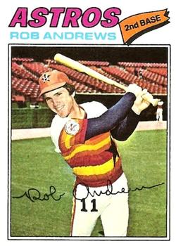 1977 Topps #209 Rob Andrews Front