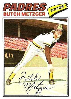 1977 Topps #215 Butch Metzger Front