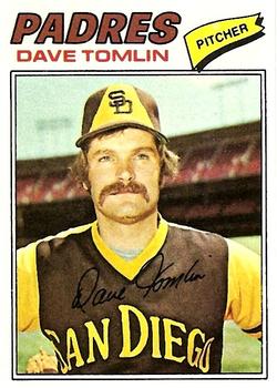 1977 Topps #241 Dave Tomlin Front