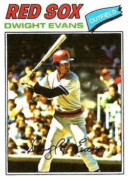1977 Topps #25 Dwight Evans Front
