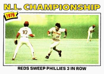 1977 Topps #277 1976 N.L. Championship Front