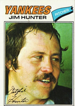 1977 Topps #280 Jim Hunter Front