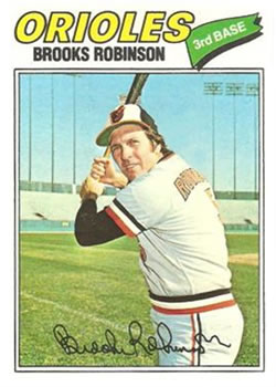 1977 Topps #285 Brooks Robinson Front