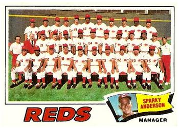 1977 Topps #287 Cincinnati Reds / Sparky Anderson Front