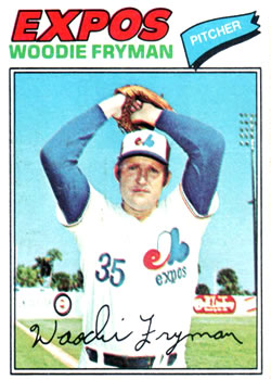 1977 Topps #28 Woodie Fryman Front