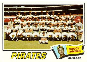 1977 Topps #354 Pittsburgh Pirates / Chuck Tanner Front