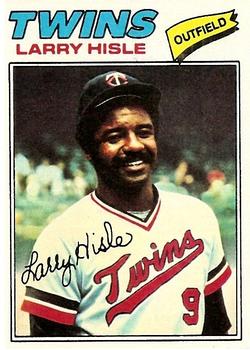 1977 Topps #375 Larry Hisle Front