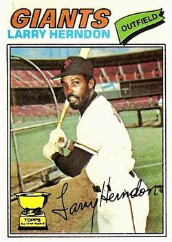 1977 Topps #397 Larry Herndon Front