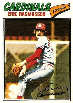 1977 Topps #404 Eric Rasmussen Front