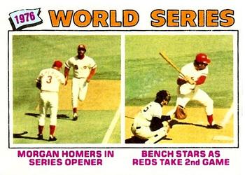 1977 Topps #411 1976 World Series Front