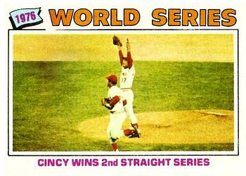 1977 Topps #413 1976 World Series Front