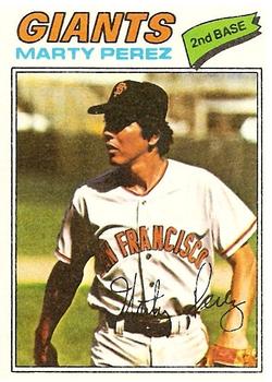 1977 Topps #438 Marty Perez Front