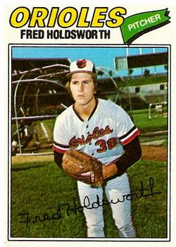 1977 Topps #466 Fred Holdsworth Front