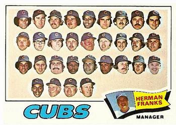 1977 Topps #518 Chicago Cubs / Herman Franks Front